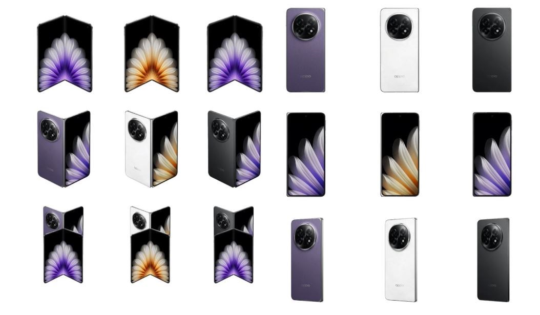 Oppo Find N5’in tüm renkleri sızdırıldı