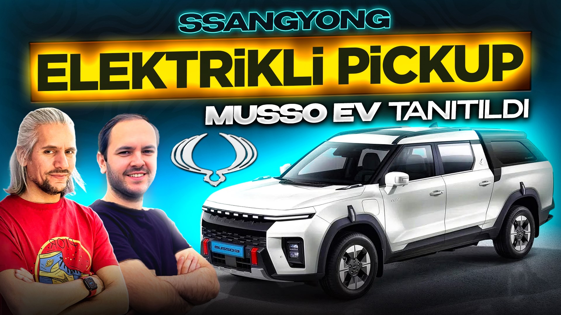 Ssangyong'dan elektrikli pickup MUSSO EV - DH Oto Gündem