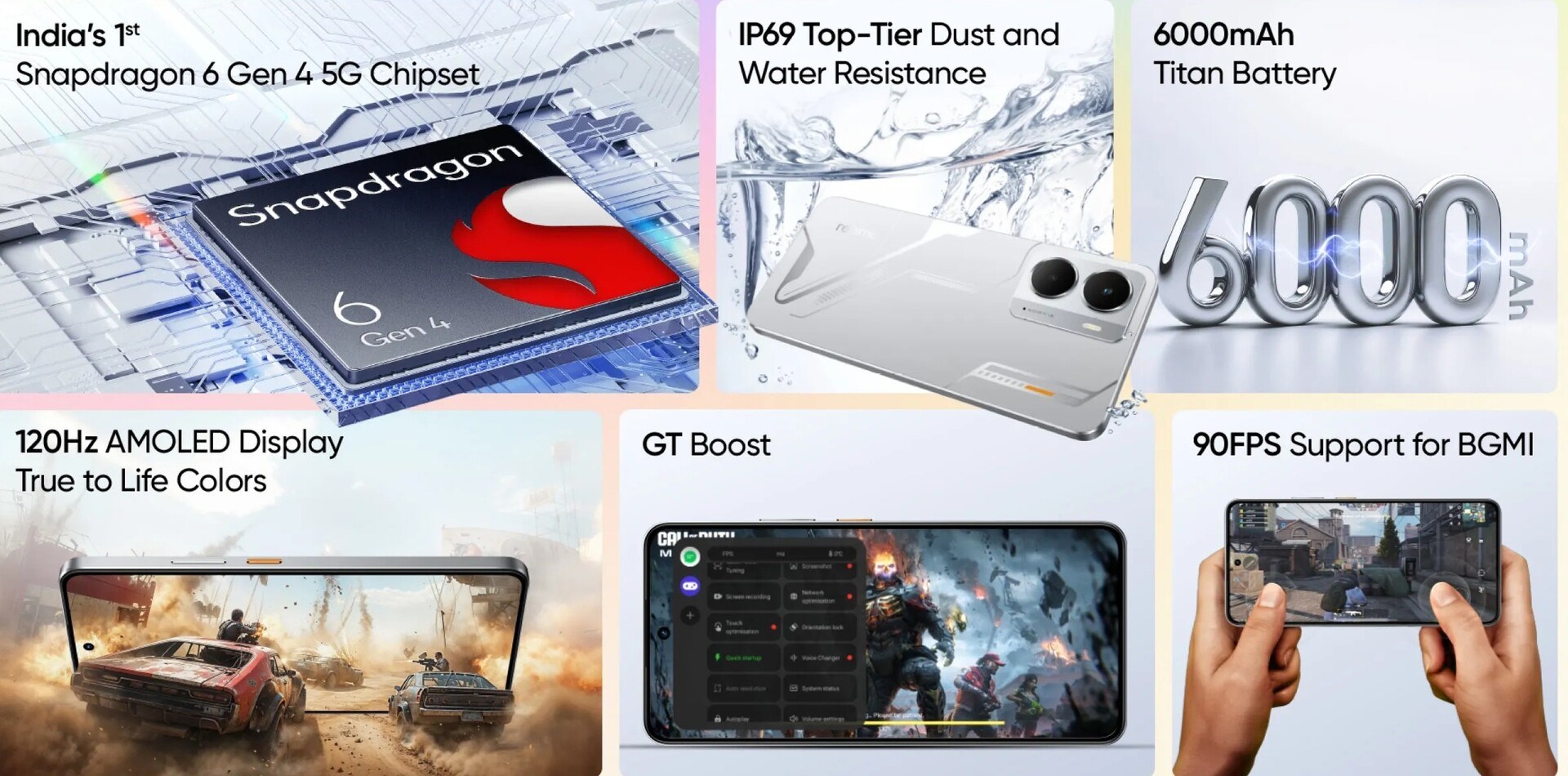 Realme P3 kamera, ekran, işlemci, batarya özellikleri