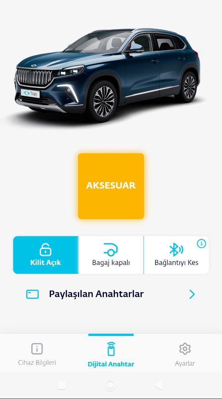 Togg’a Dijital Anahtar özelliği geldi: Nasıl kullanılır?