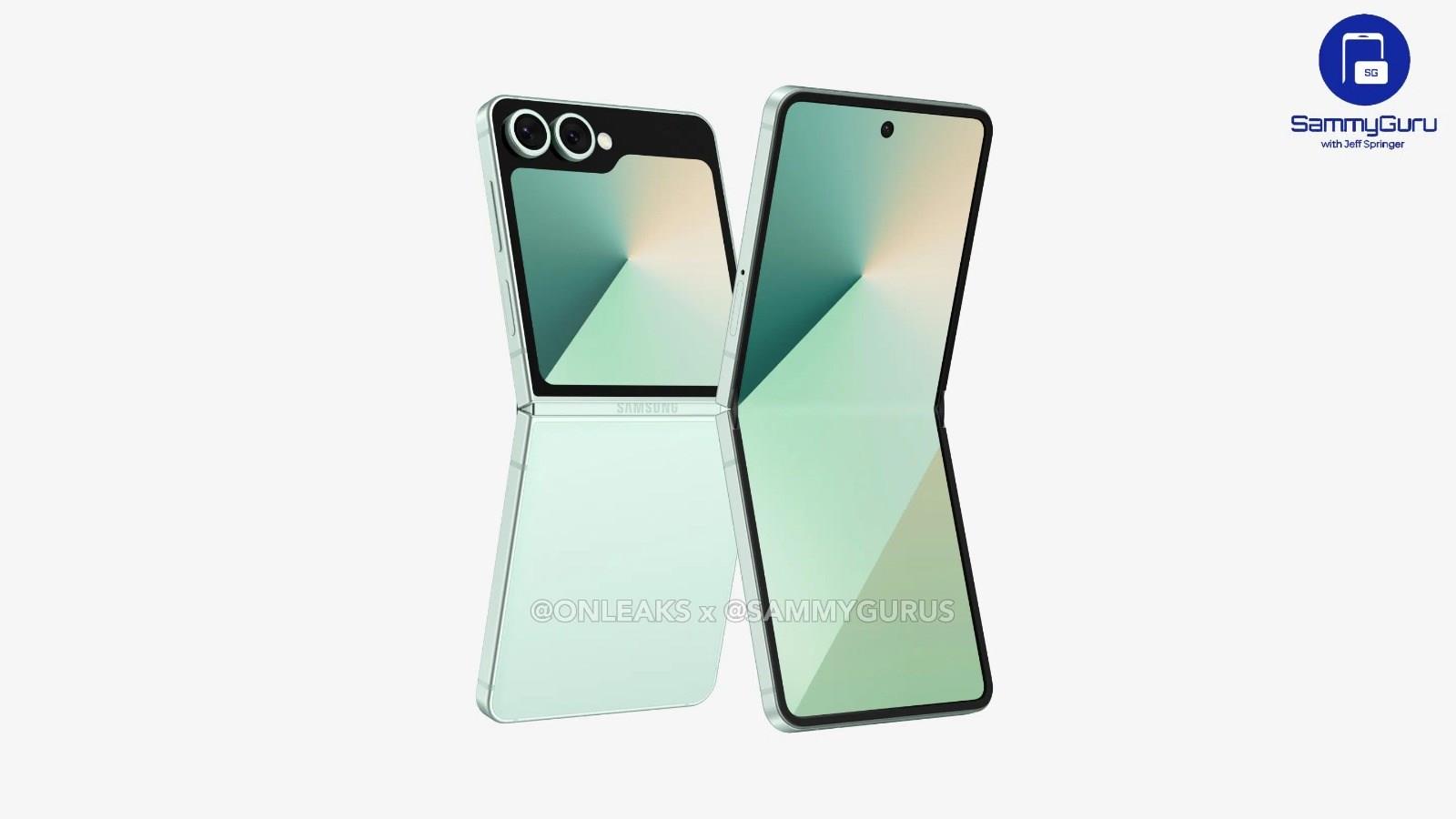 Samsung Galaxy Z Flip 7 FE'nin render görüntüleri ortaya çıktı