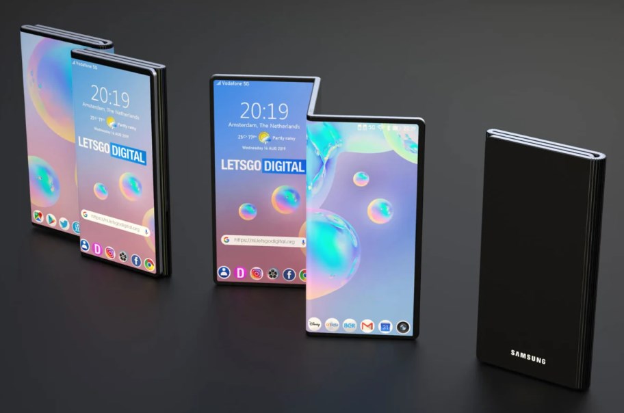 Samsung’un çift katlanabilir telefonu ortaya çıktı