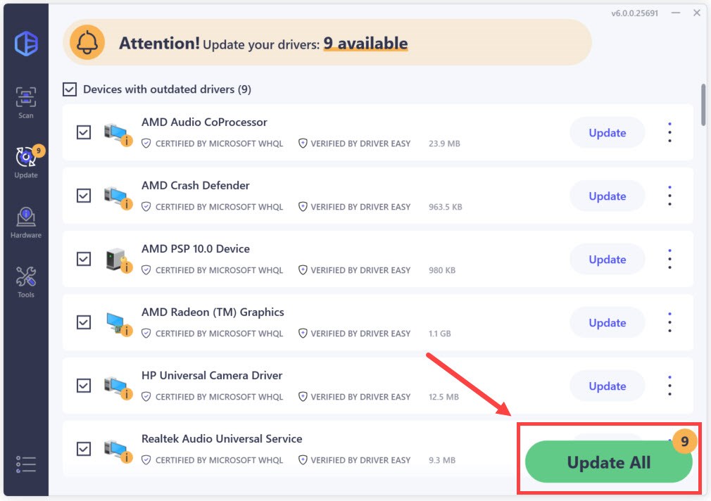 driver güncelleme programı öneri driver easy