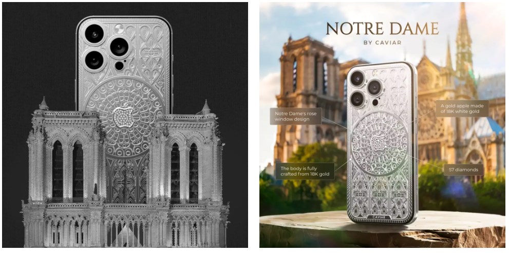 Caviar’dan Notre Dame temalı iPhone 16 Pro Max