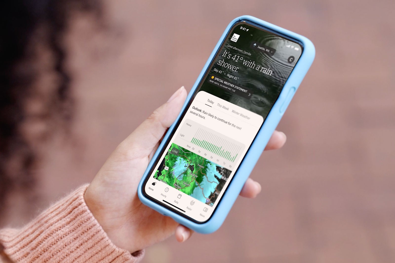 gerçek zamanlı hava durumu takibi uygulaması The Weather Channel