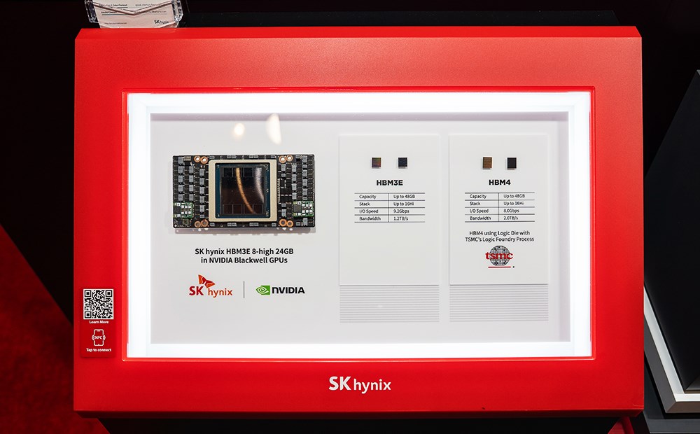 SK hynix, 16 katmanlı dünyanın ilk HBM4 belleğini tanıttı