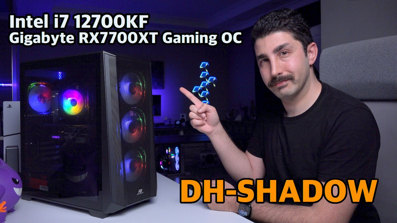 Gigabyte RX7700XT'li 2K kasası! “İtopya DH-SHADOW”