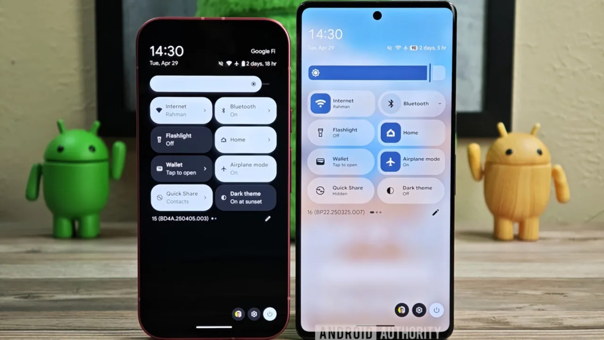 Android 16'nın yeni arayüz tasarımı ortaya çıktı