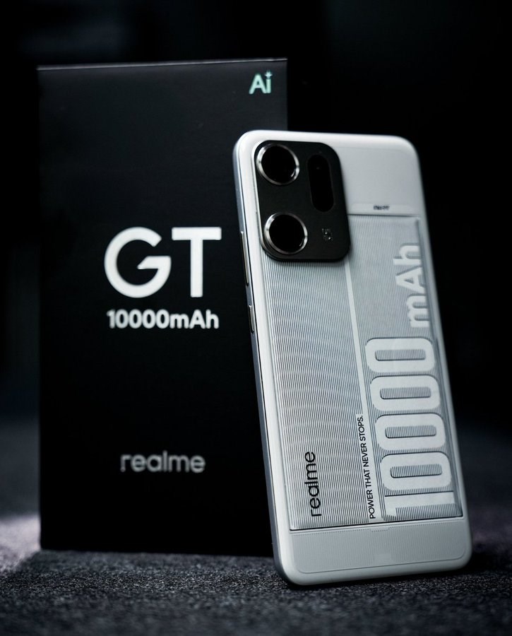 Realme GT 10.000 mAh batarya konsept telefon