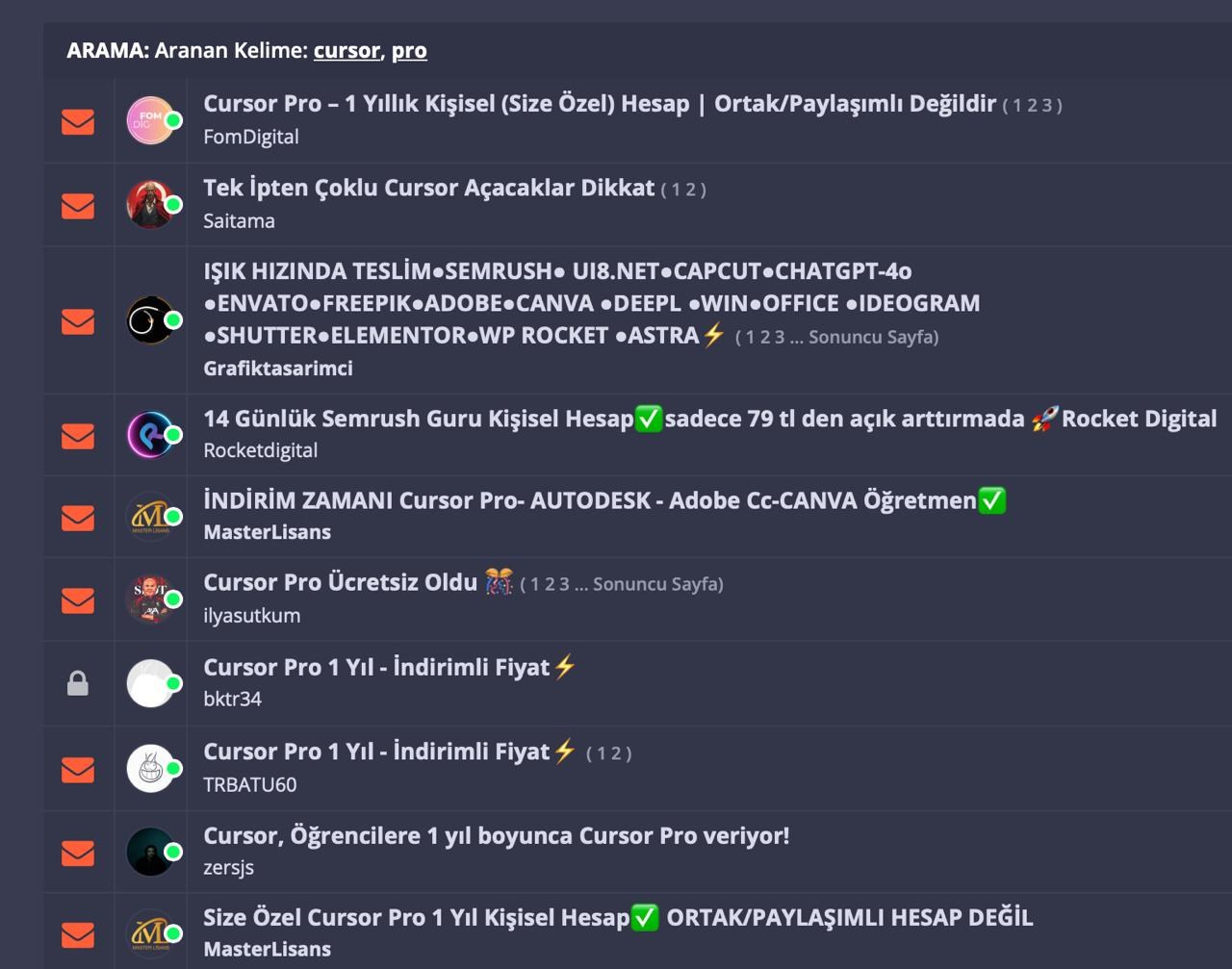 Cursor, öğrenciler için ücretsiz aboneliği Türkiye’ye kapattı