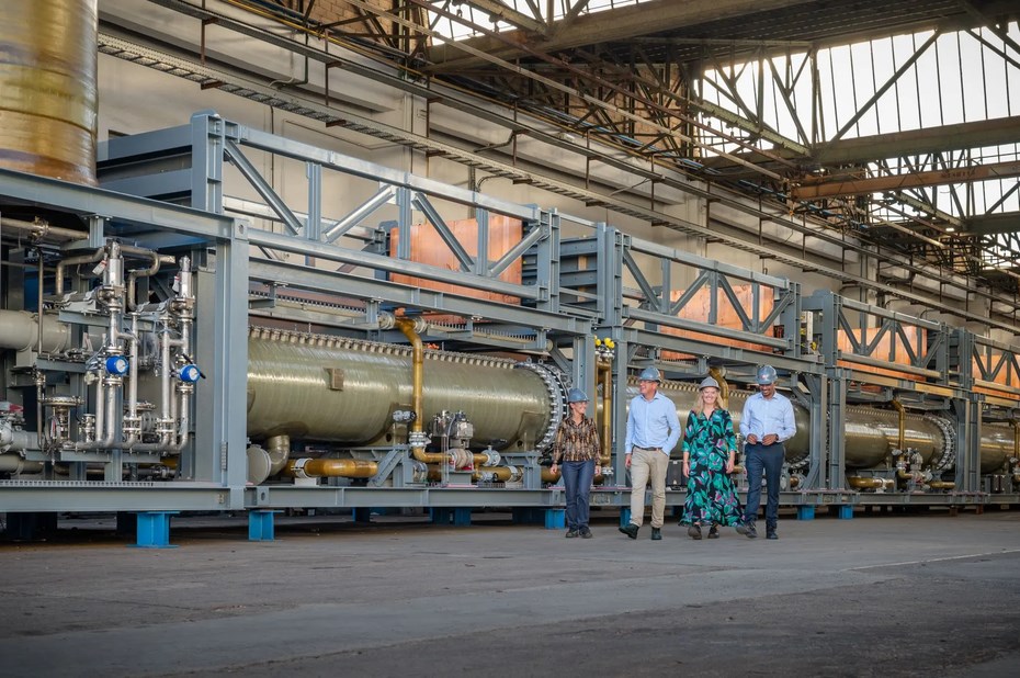 740 MW’lık elektrolizörlerle fosilsiz çelik üretimi başlıyor