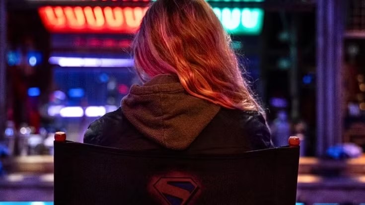 Supergirl fiminin setinden görsel