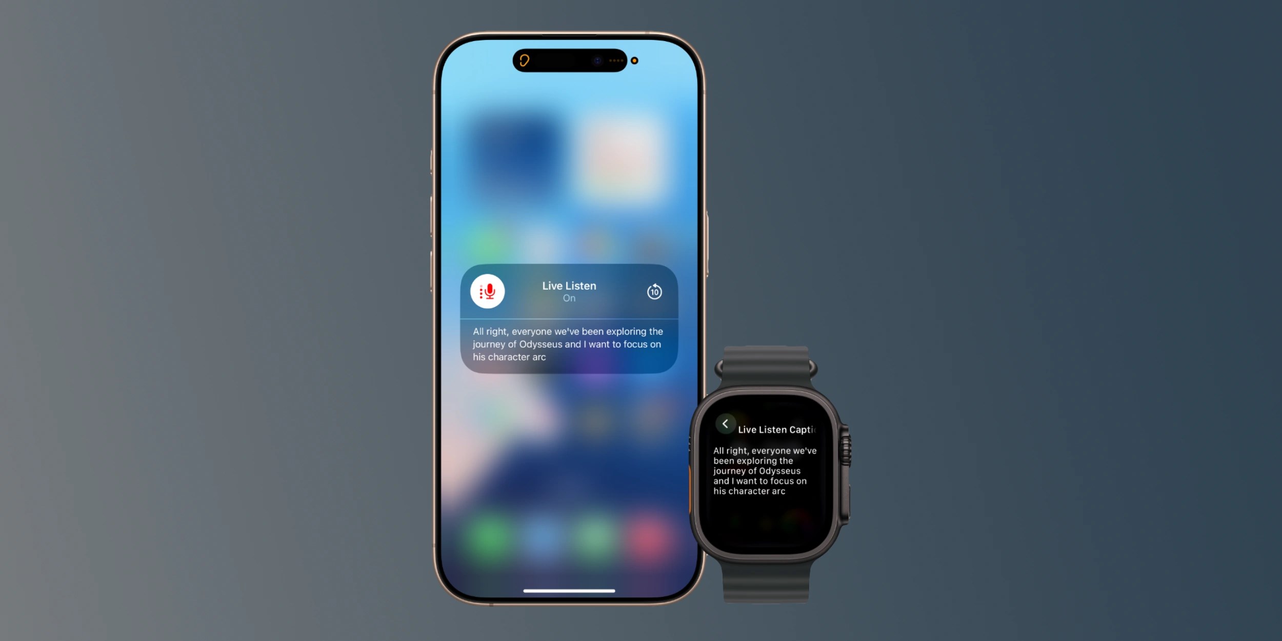 Canlı Altyazı Apple Watch