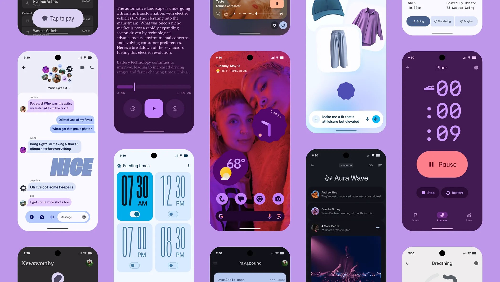 android 16 yeni tasarım Material 3 Expressive