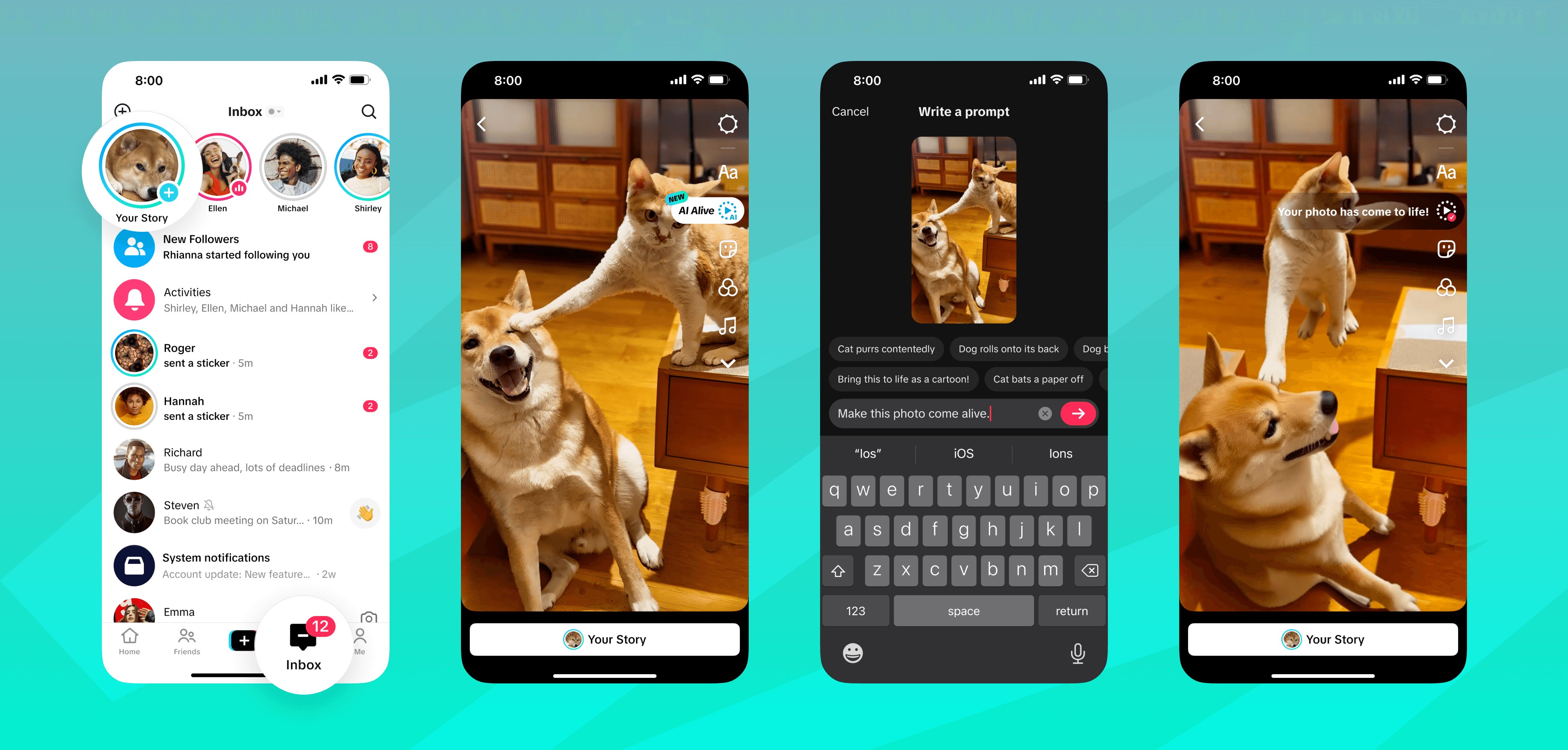 TikTok AI Alive fotoğraftan video yapma yapay zeka