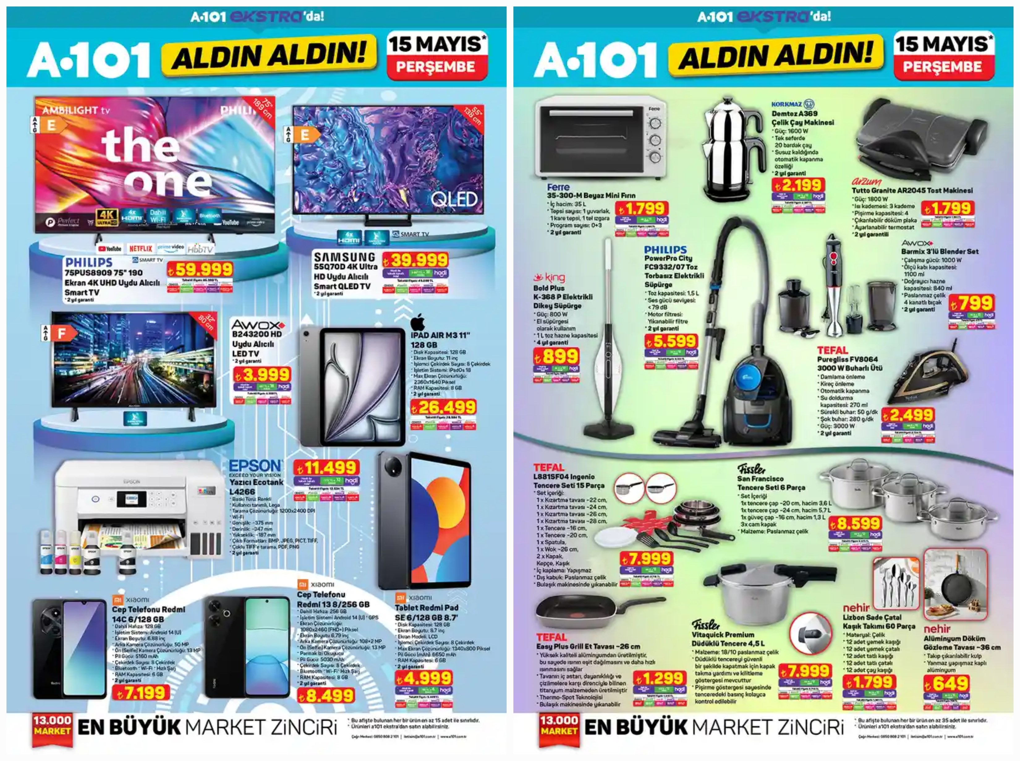 15 Mayıs A101 Ekstra