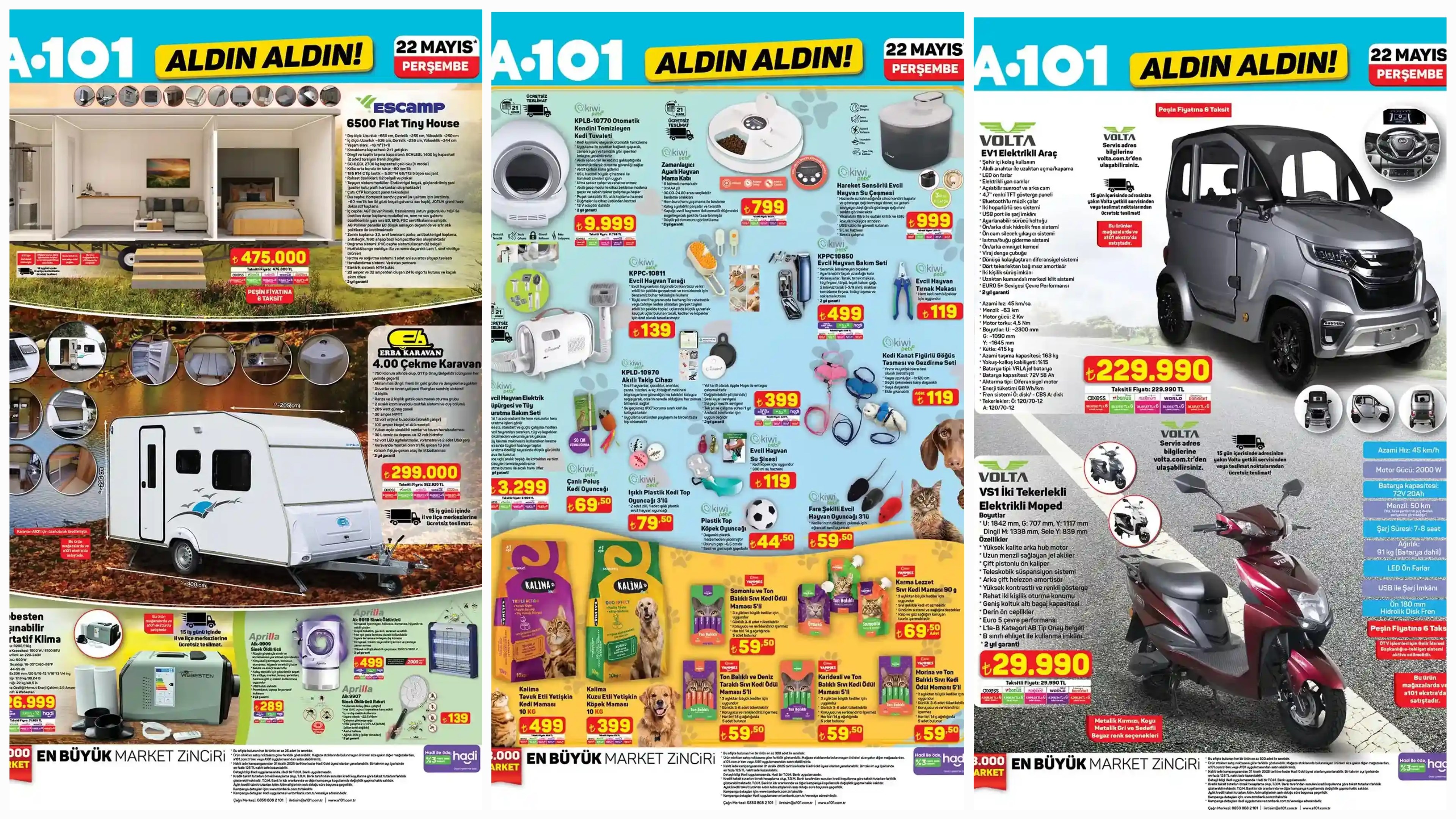 22 Mayıs A101 aktüel