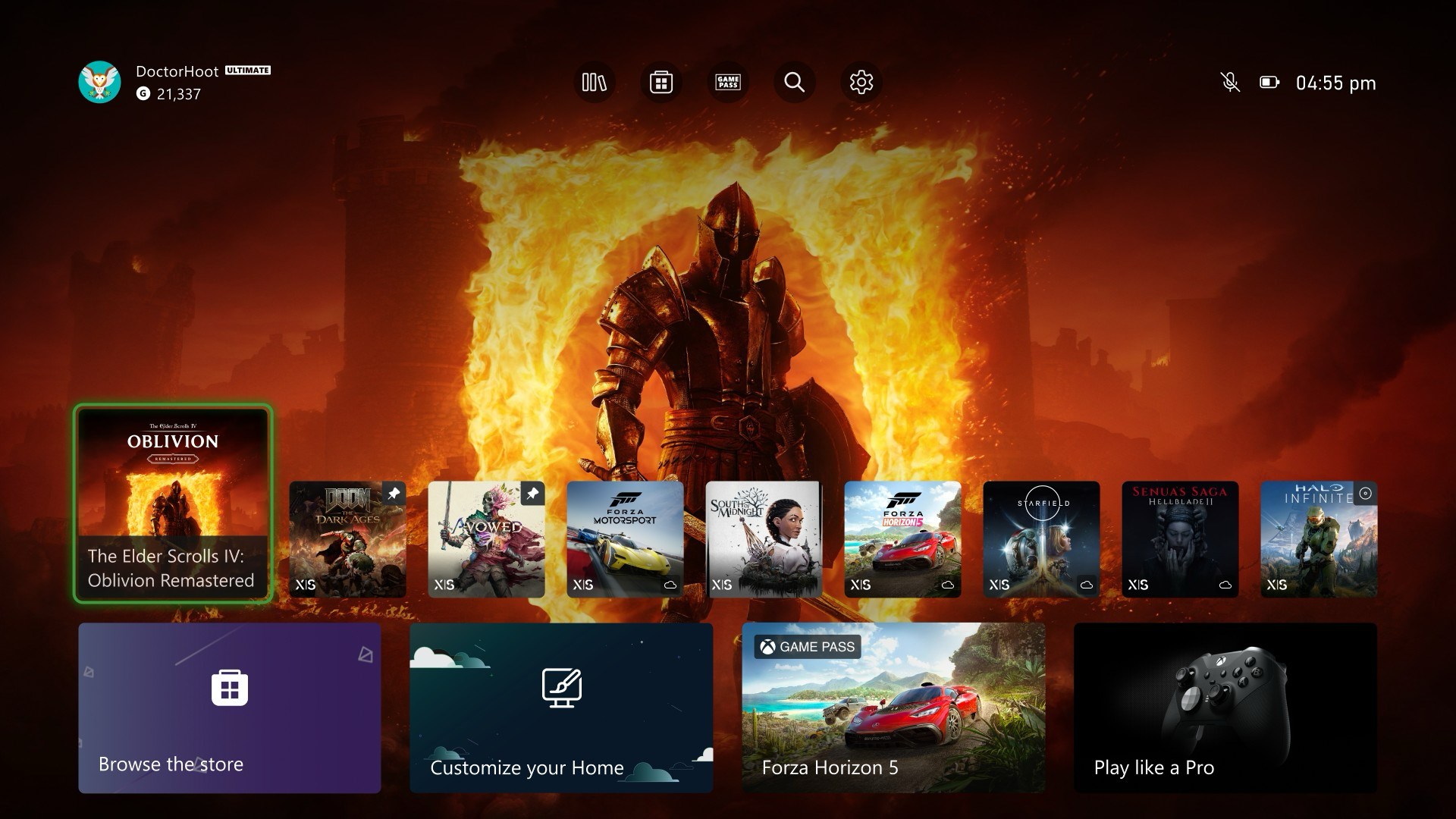 microsoft xbox ana ekran değişiklikleri