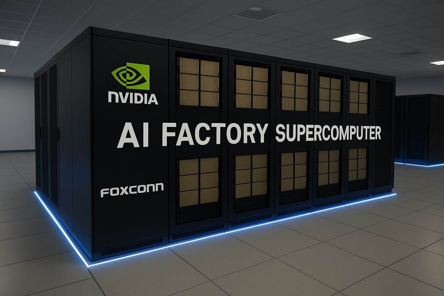 Nvidia ve Foxconn’dan 10 bin GPU’lu yapay zeka süper bilgisayarı