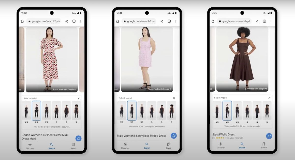Google, tek bir görselle kıyafet denemenize olanak sağlayacak