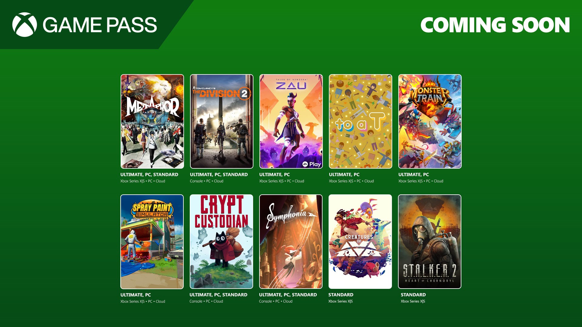 Xbox Game Pass'e eklenecek yeni oyunlar açıklandı! Division 2 gel