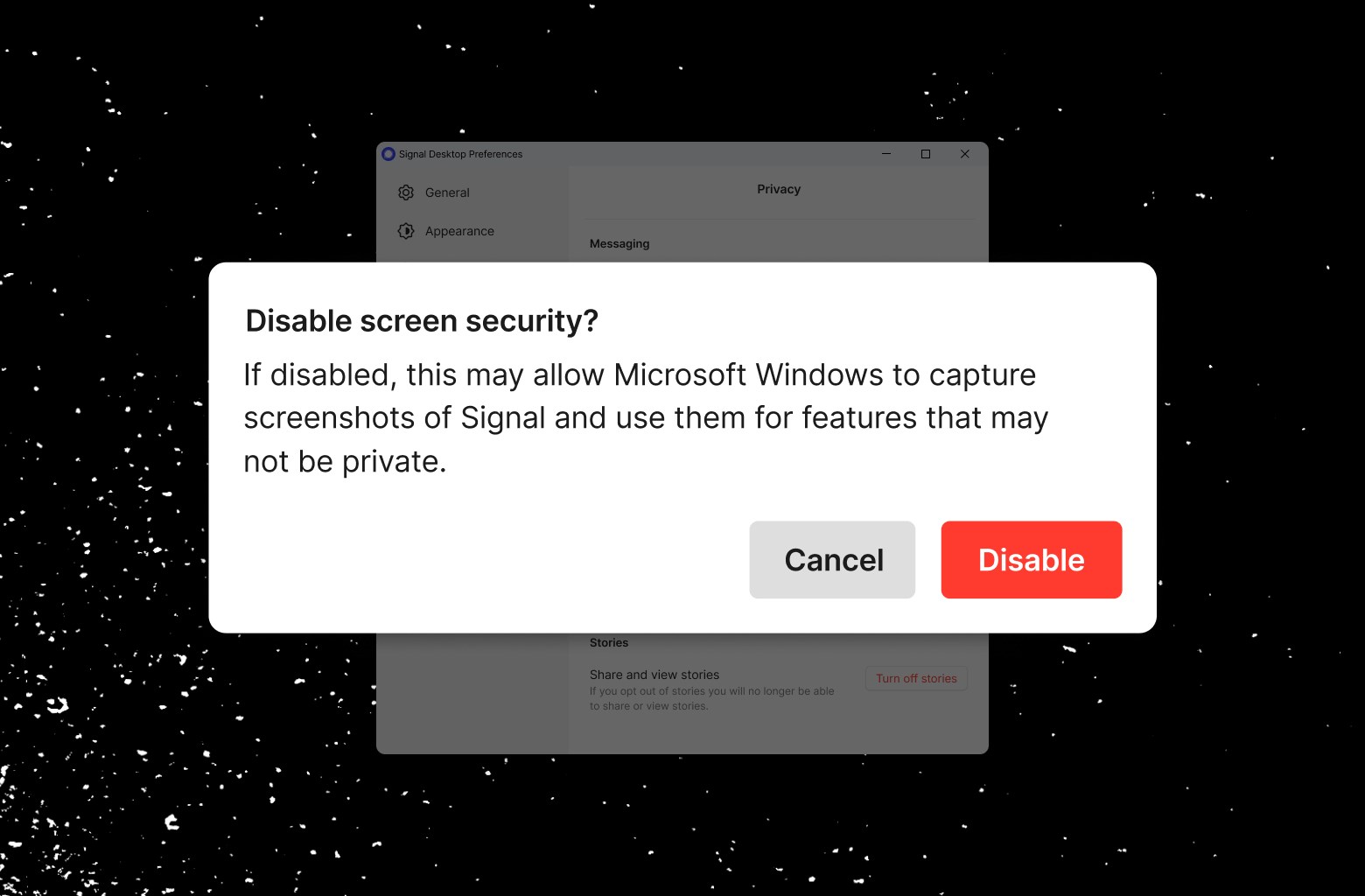Signal'dan Windows Recall'a ekran görüntüsü engeli