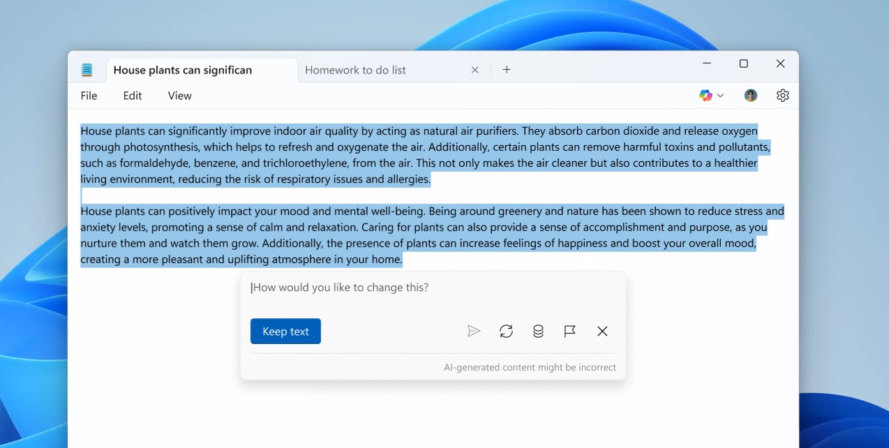 Yapay zeka, Windows’un demirbaş uygulamalarını dön