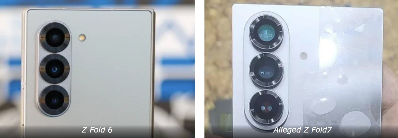 Galaxy Z Fold 7'nin 200 MP kamerası canlı görüntüsüyle doğrulandı