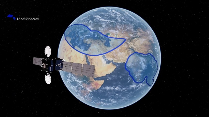 Türksat 6A uydusundan ilk ihracat başarısı