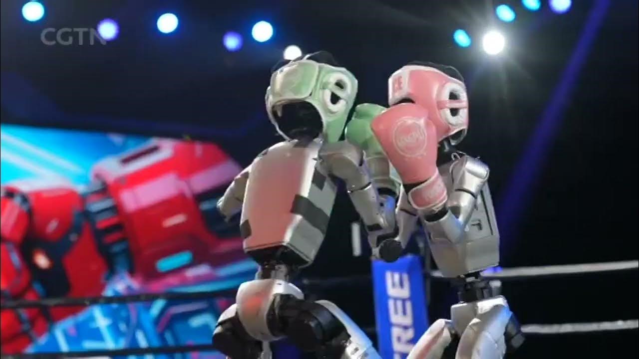 Dünyanın ilk insansı robot boks turnuvası gerçekleştirildi