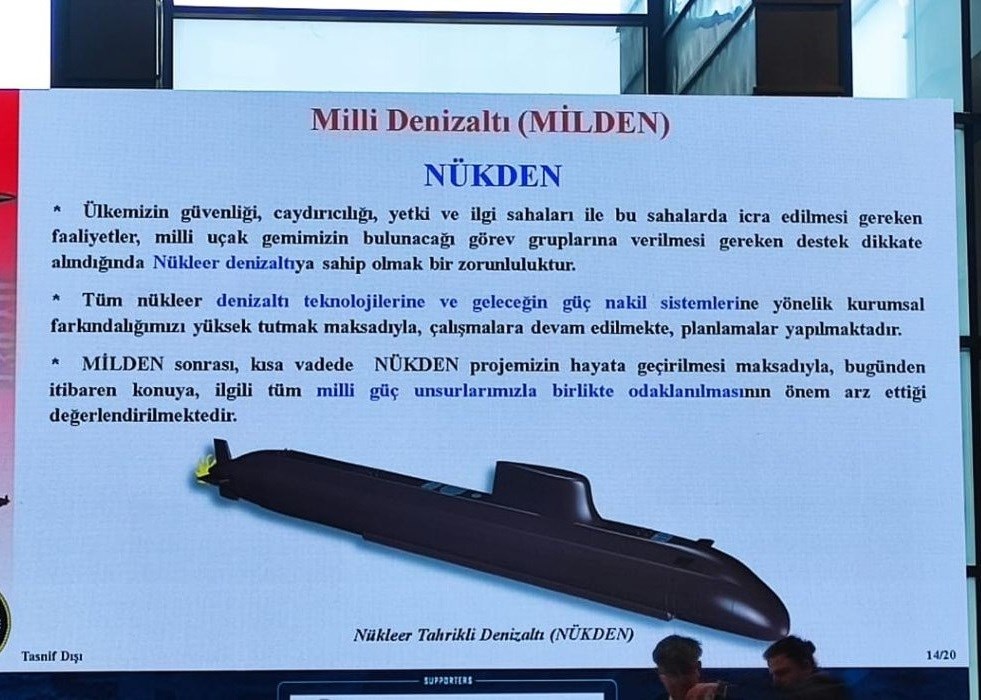 Nükleer denizaltı projesi NÜKDEN resmen duyuruldu: İşte detaylar