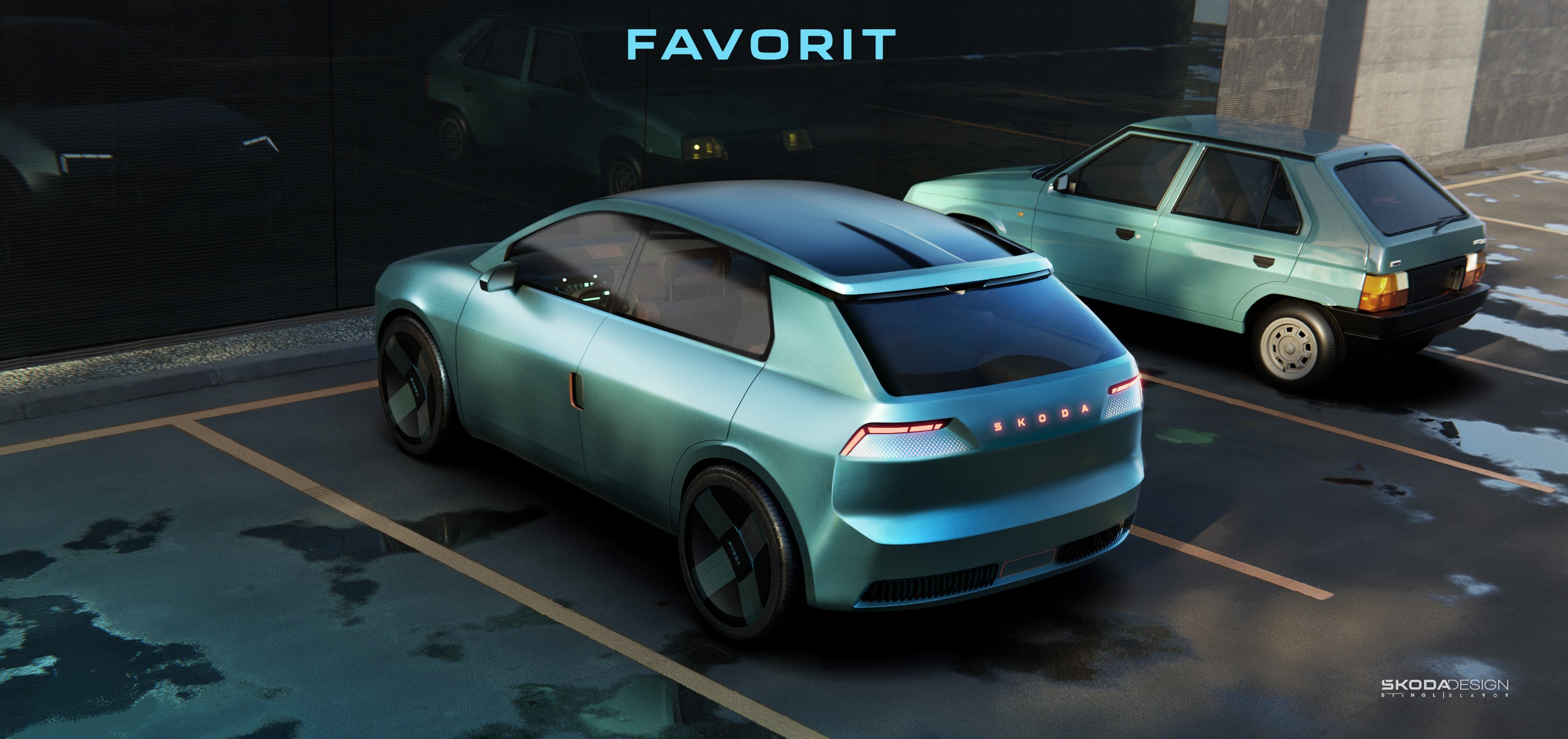 Skoda Favorit, modern elektrikli araç olarak yeniden yorumlandı