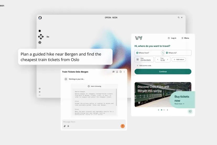 Opera, yapay zeka tabanlı yeni tarayıcısı Neon'u duyurdu