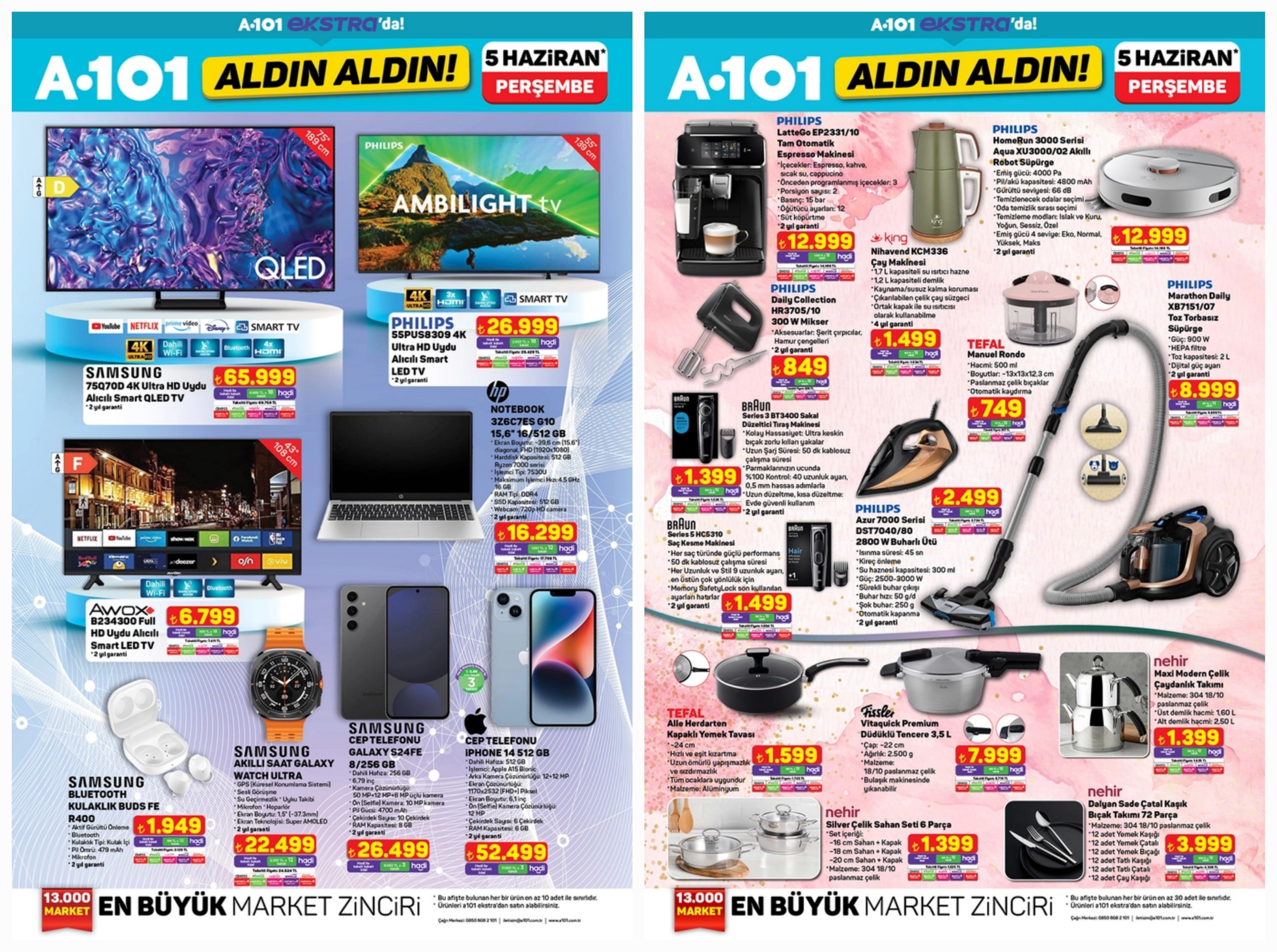5 Haziran A101 Ekstra