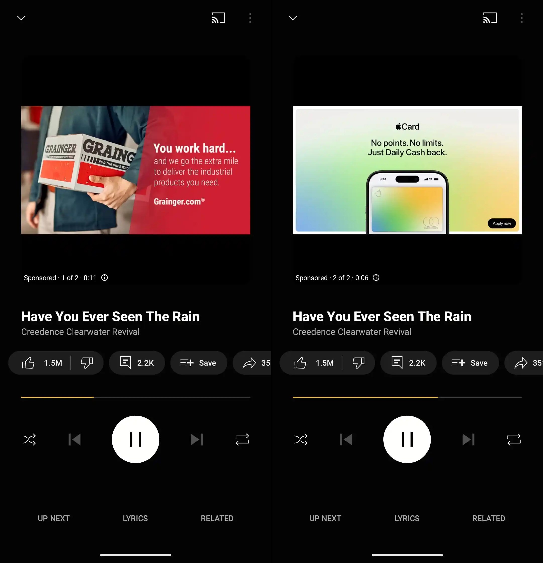 youtube music ücretsiz banner reklamlar