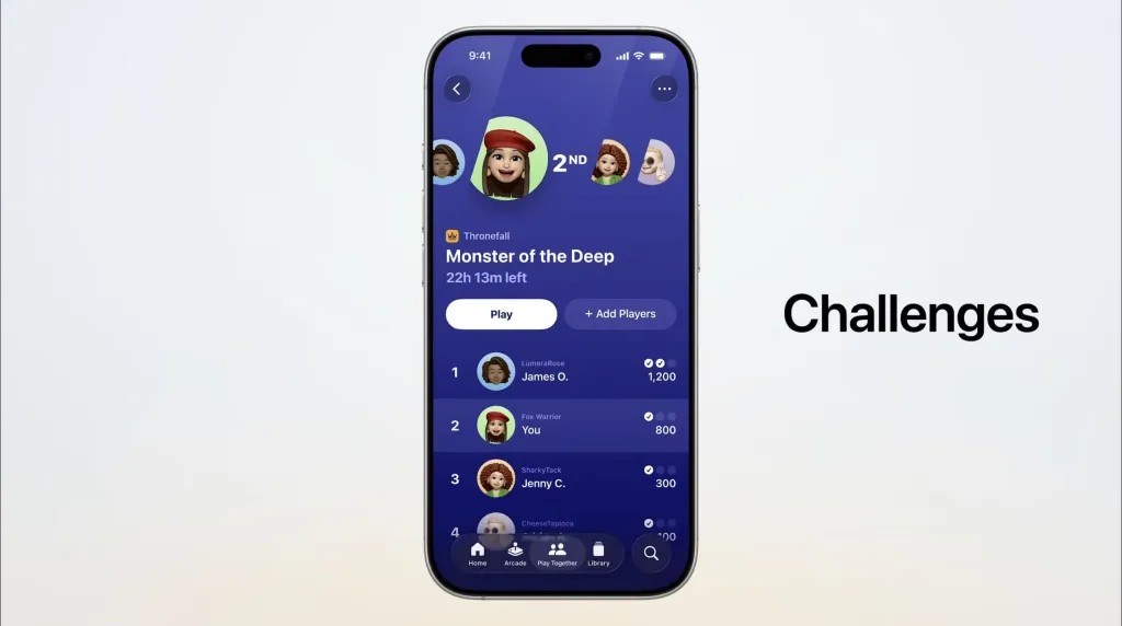 Apple, iPhone, iPad ve Mac için Games uygulamasını duyurdu