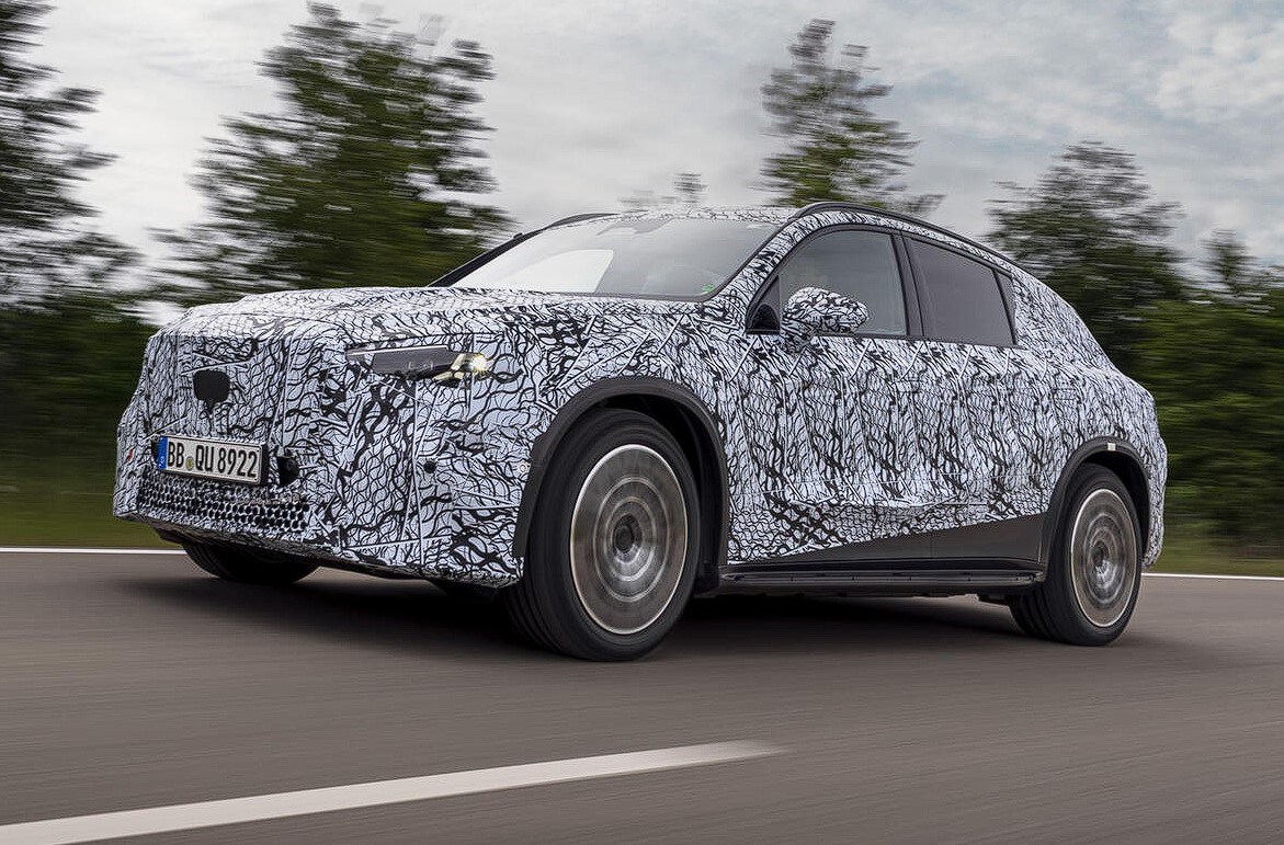 Elektrikli Mercedes GLC'nin resmi görselleri paylaşıldı