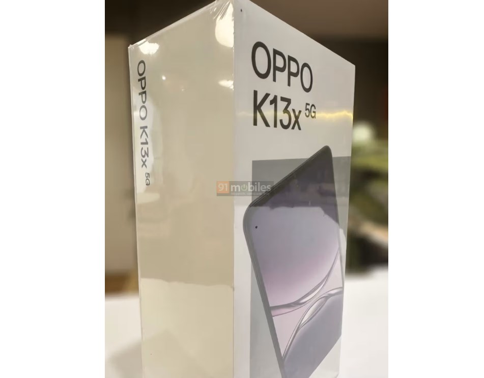 Oppo K13x kutusu ortaya çıktı: Tasarımı netleşti