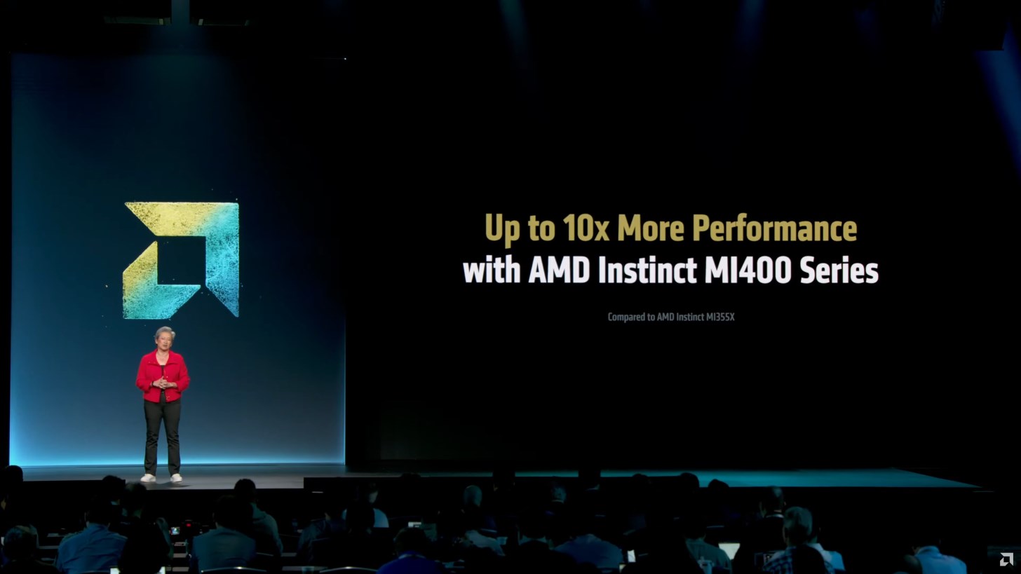 AMD, yeni Instinct MI400 ile 10 katlık performans artışı sunacak