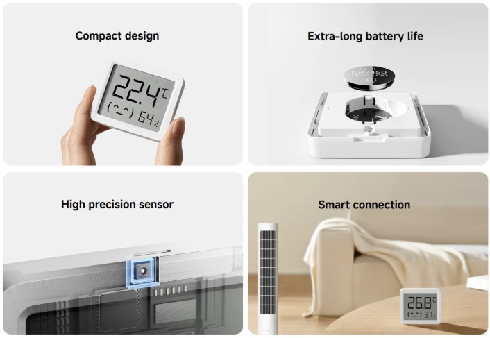 Xiaomi’nin yeni akıllı sıcaklık ve nem monitörü tanıtıldı