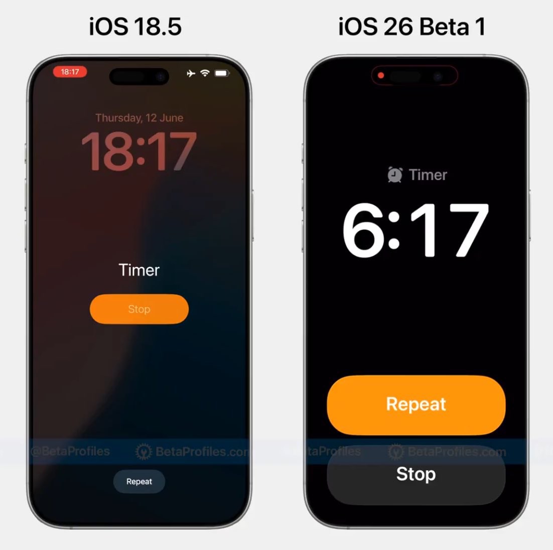 iOS 26 iPhone alarm ekranı