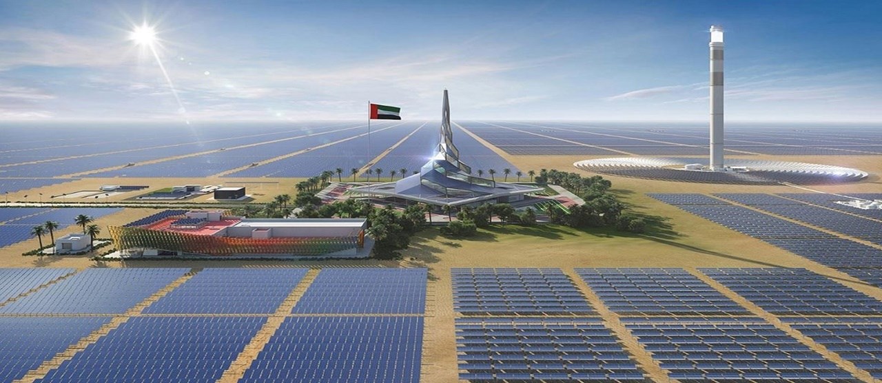 Dubai güneş enerjisi parkı