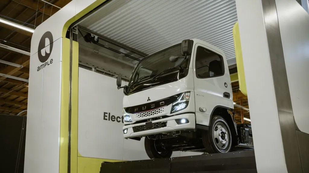 Mitsubishi, elektrikli araçlar için batarya değişim ağı başlattı