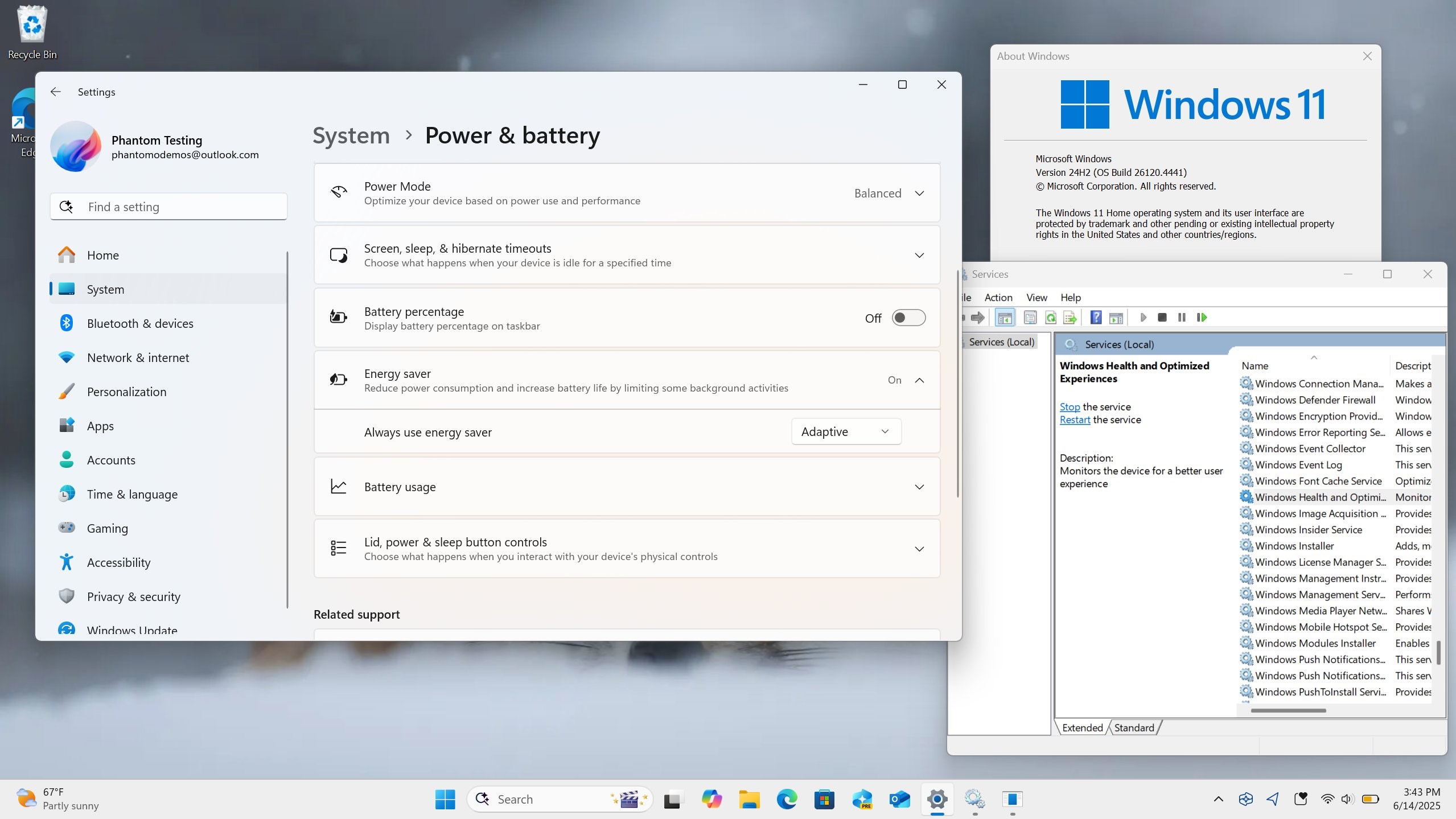 windows 11 uyarlanabilir (adaptif) enerji tasarrufu modu