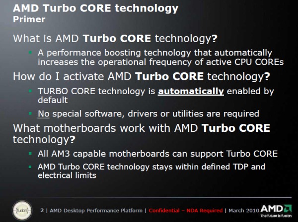 AMD de Turbolandı