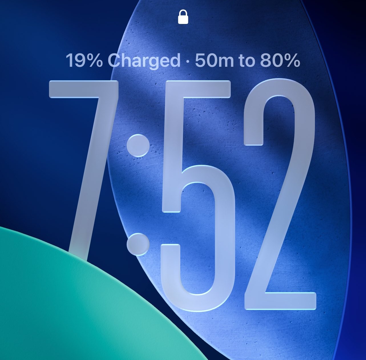 iOS 26 saat ekranı