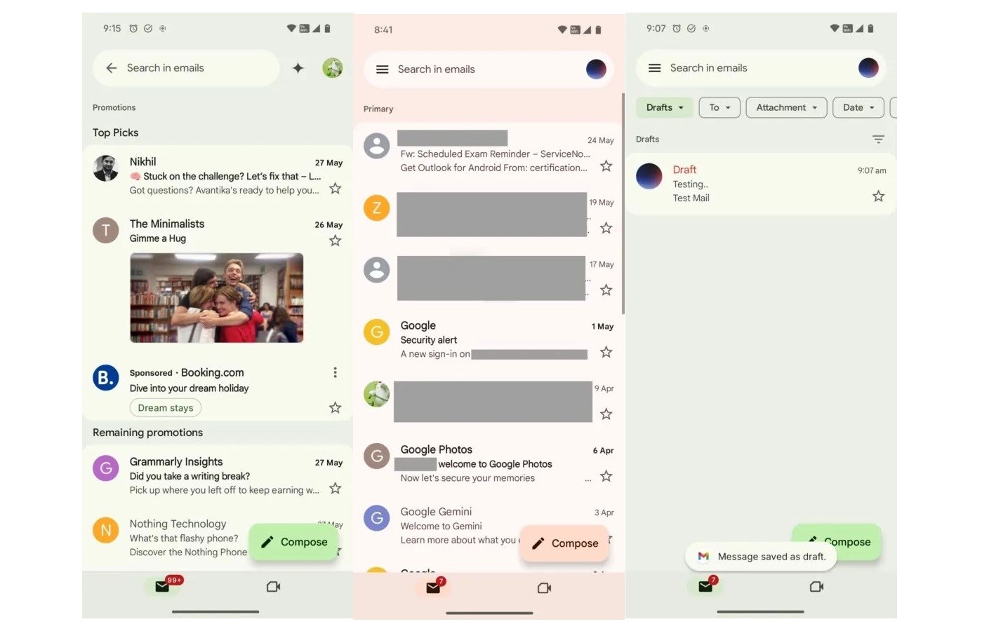 Android 16 öncesi ilk adım: Play Store'un tasarımı değişiyor