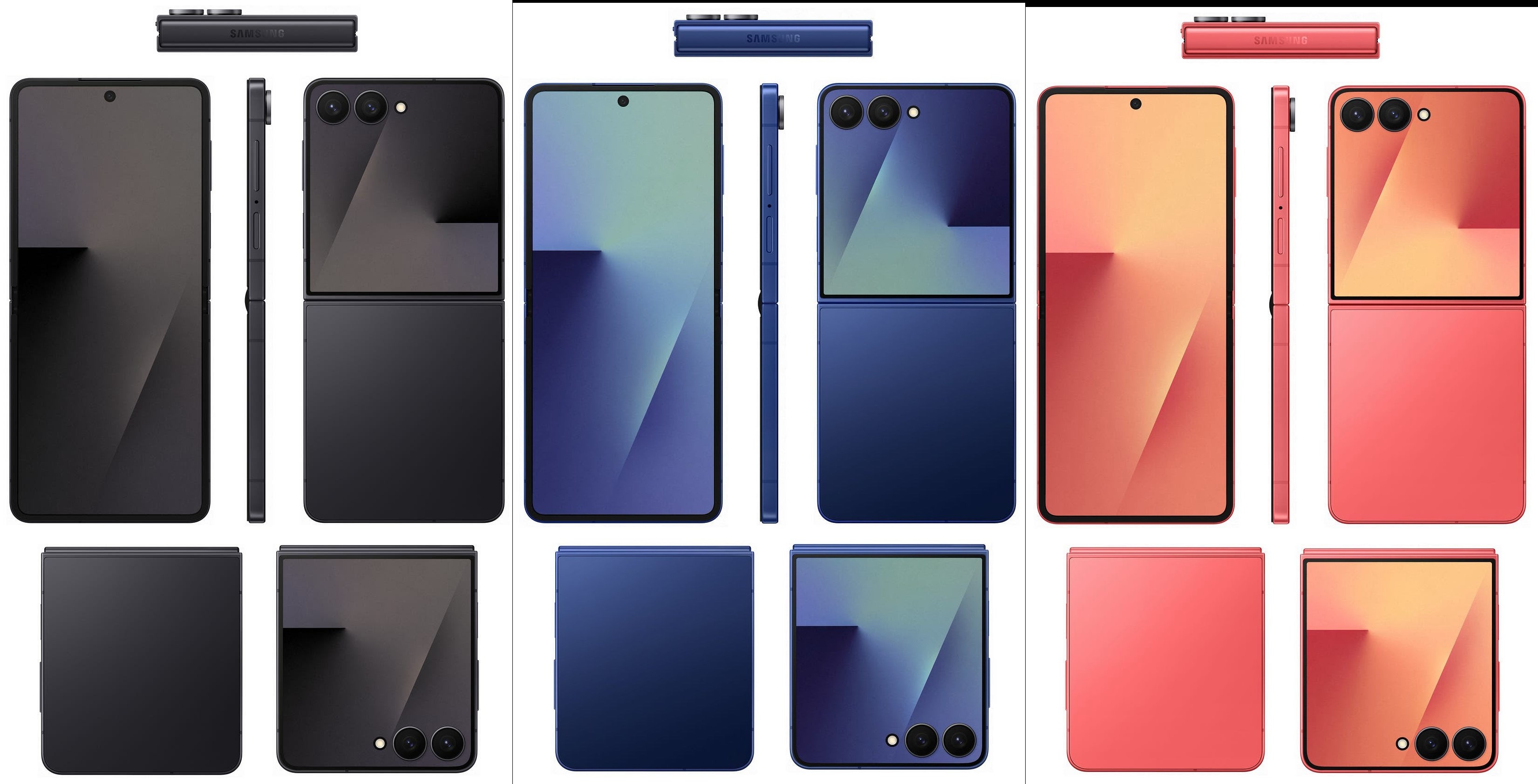 Galaxy Z Flip 7 renkleri ve tasarımı