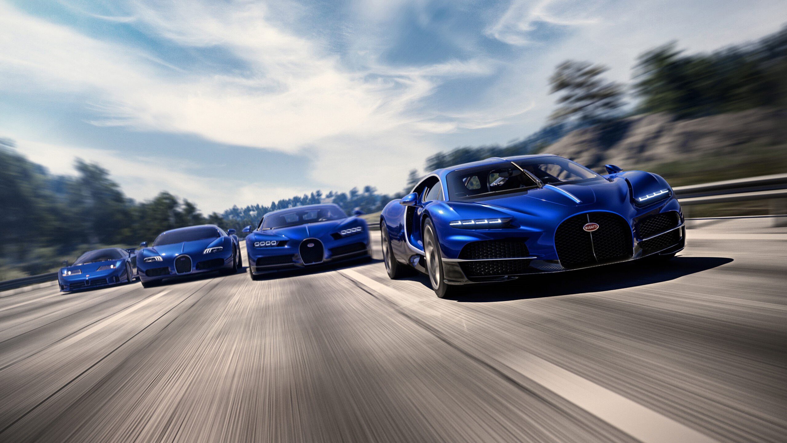 Bugatti’nin mühendislik harikası dört motorlu hibrit güç ünitesi!