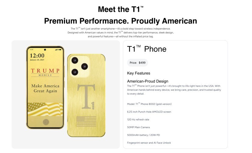 Trump Phone'un ABD'de üretilmediği ortaya çıktı